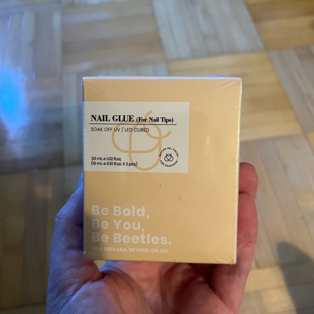 Beetles UV gel nail glue 2 pack